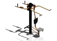 Уличный тренажер "Верхняя тяга Брусья Пресс" УТ339 в Курске