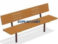 Диван уличный МАФ 1608 в Курске