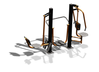 Уличный тренажер "Жим ногами Шагомер Жим от груди" УТ333 в Курске