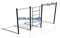 Спортивный комплекс воркаут ВС-129 в Курске