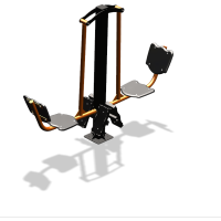 Уличный тренажер  "Жим ногами двойной"  УТ203 в Курске