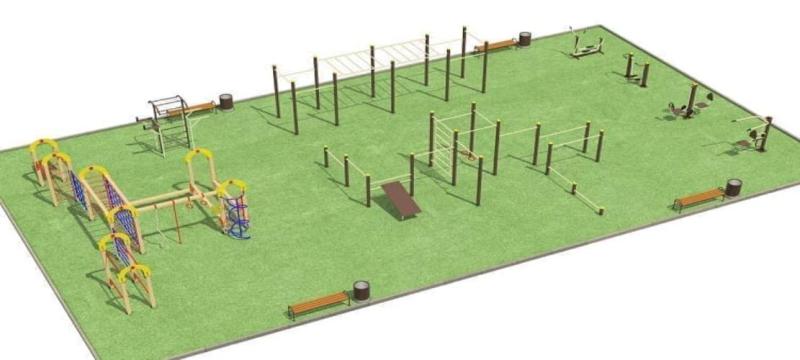 Проект спортивной площадки для любого возраста - 1 096 200 рублей. в Курске