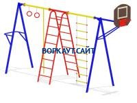 Гимнастический комплекс с баскетбольным щитом МАФ 3001 в Курске