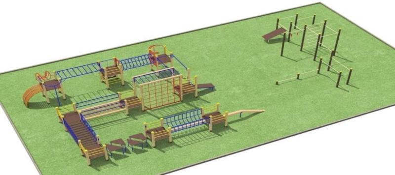 Проект спортплощадки с полосой препятствий - 1 178 100 рублей в Курске