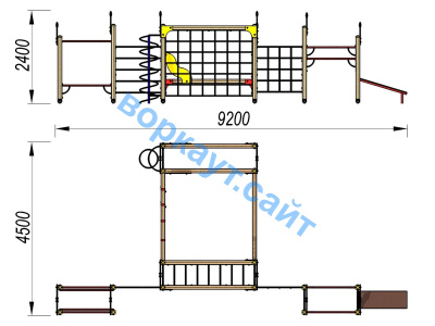 Детский спортивный комплекс ДСК 3102 в Курске