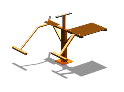 Уличный тренажер "Пресс Гиперэкстензия" УТ327 в Курске