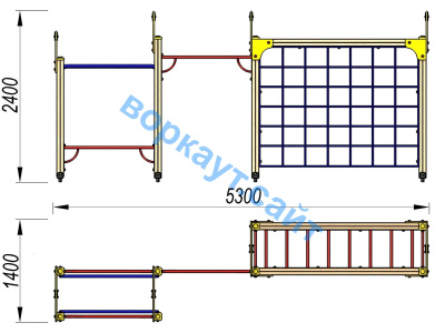 Детский спортивный комплекс Атлет ДСК 3106 в Курске