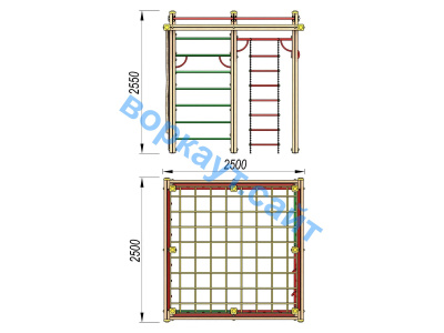 Детский спортивный комплекс ДСК 3110 в Курске Детский спортивный комплекс ДСК 3110 в Курске