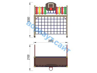 Детский спортивный комплекс ДСК 3101 в Курске