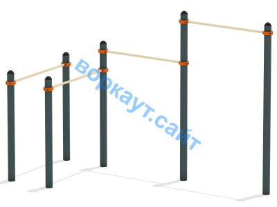 Турник двойной с брусьями ВС-17 в Курске