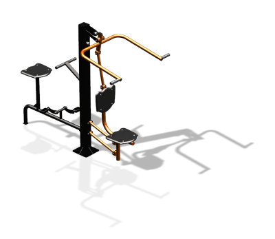 Уличный тренажер "Верхняя тяга Вело" УТ340 в Курске