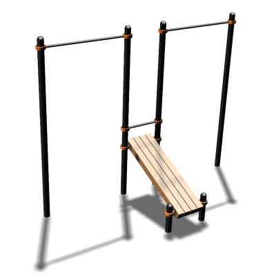 Воркаут турники со скамьей для пресса ВС-27 в Курске