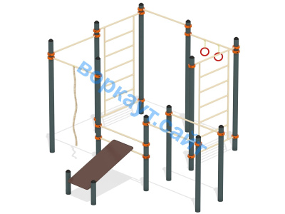 Спортивный комплекс воркаут ВС-47 в Курске