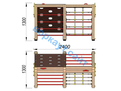 Детский спортивный комплекс ДСК 3203 в Курске
