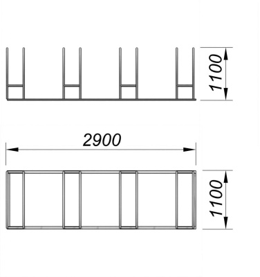 Велопарковка МАФ 6002 в Курске