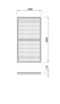 Калитка спортивной площадки МАФ 5105 в Курске