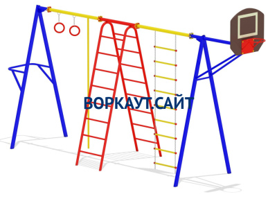 Гимнастический комплекс с баскетбольным щитом МАФ 3001 в Курске Гимнастический комплекс с баскетбольным щитом МАФ 3001 в Курске