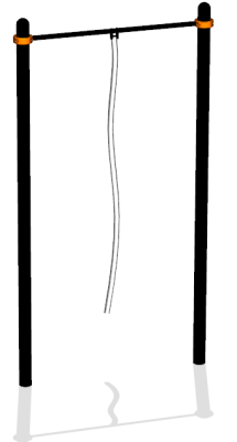 Турник с гимнастическим канатом ВС-34 в Курске