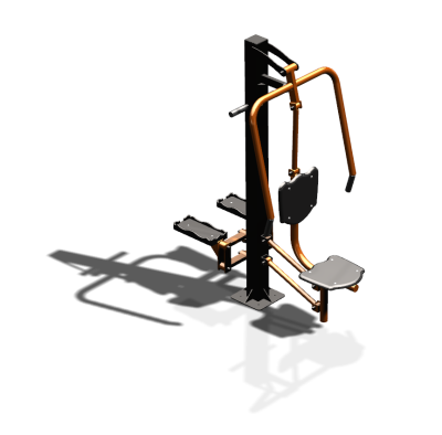 Уличный тренажер "Жим от груди Степпер" УТ342 в Курске