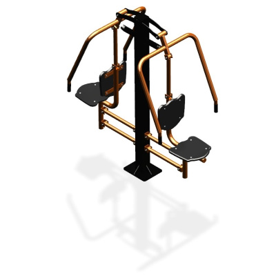 Уличный тренажер  "Жим от груди двойной" УТ204 в Курске