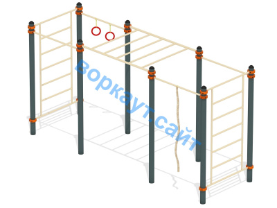 Воркаут комплекс гимнастический  ВС-24 в Курске
