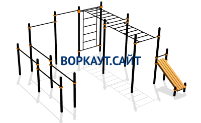 Спортивный комплекс воркаут ВС-109 в Курске