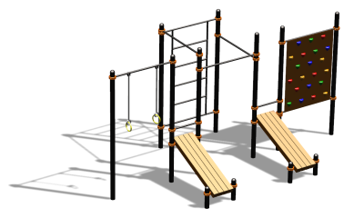 Спортивный комплекс воркаут ВС-125 в Курске Спортивный комплекс воркаут ВС-125 в Курске