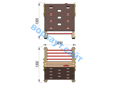 Детский спортивный комплекс ДСК 3202 в Курске