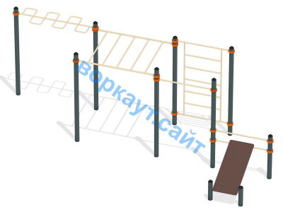 Спортивный комплекс воркаут ВС-45 в Курске