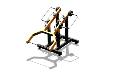 Силовой уличный тренажер  "Мультиштанга"  УТ417 в Курске