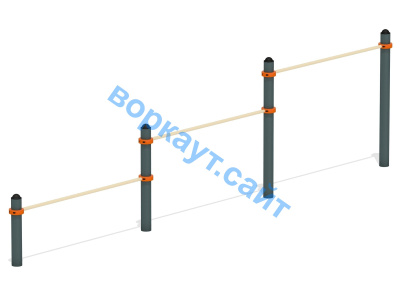 Каскад турников тройной ВС-6 в Курске