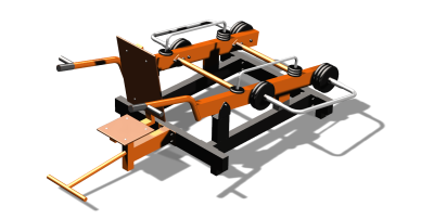 Силовой уличный тренажер  "Трицепс"  УТ424 в Курске