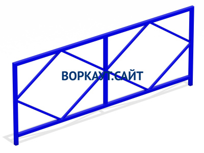 Ограждение площадки МАФ 5001 в Курске