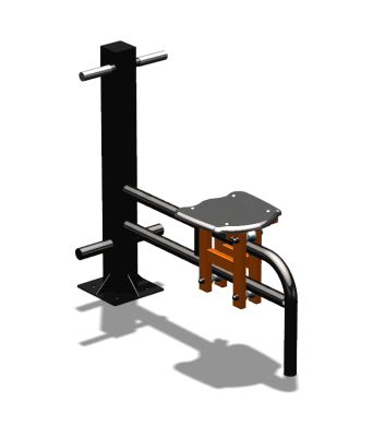 Уличный тренажер "Каталка одинарная" УТ 123 в Курске