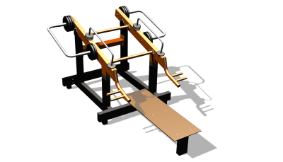 Силовой уличный тренажер  "Жим от груди"  УТ422 в Курске