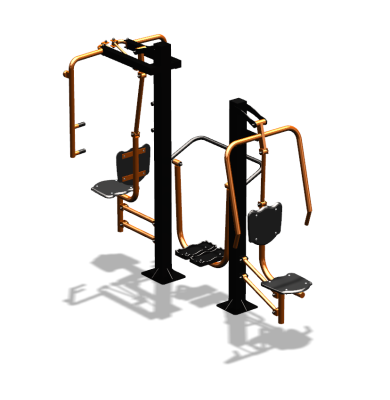 Уличный тренажер "Жим от себя Шагомер Баттерфляй" УТ303 в Курске