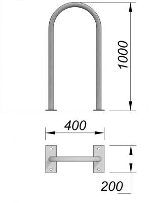 Велопарковка МАФ 6001 в Курске