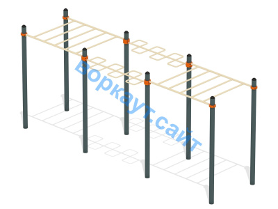 Воркаут комплекс рукоходов ВС-22 в Курске