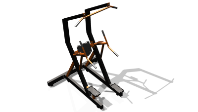 Силовой уличный тренажер  "Комбинированный станок"  УТ416 в Курске