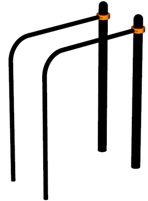 Воркаут брусья приставные ВС-39 в Курске