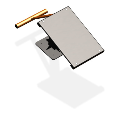 Уличный тренажер "Скамья для пресса" УТ 121 в Курске