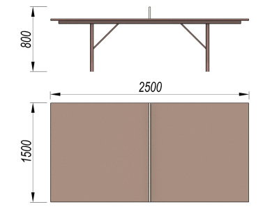 Теннисный стол МАФ 3517 в Курске