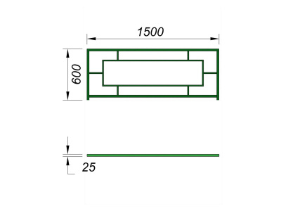 Ограждение площадки МАФ 5000 в Курске