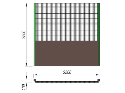 Ограждение хоккейной коробки МАФ 5202 в Курске