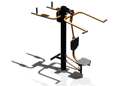 Уличный тренажер "Верхняя тяга Брусья Пресс" УТ339 в Курске
